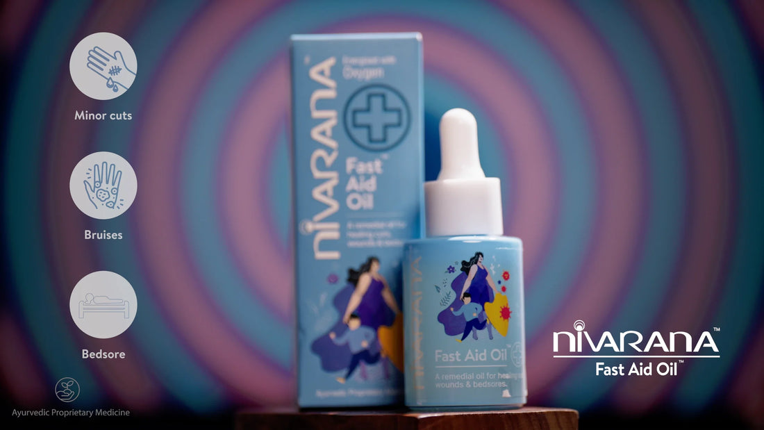 Fast Aid Oil: Accelerated Healing for Cuts and Bruises by Nivarana
