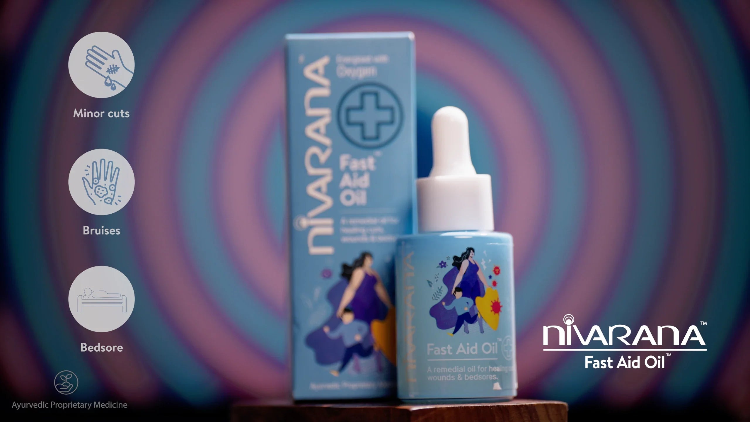 Fast Aid Oil: Accelerated Healing for Cuts and Bruises by Nivarana