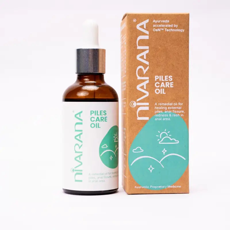 Nivarana Piles Care Oil – Soothing Comfort for Hemorrhoid Discomfort – 50 ml
