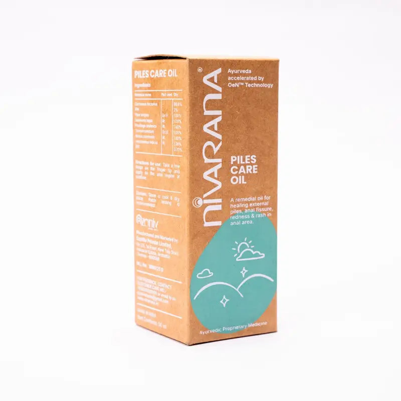 Nivarana Piles Care Oil – Soothing Comfort for Hemorrhoid Discomfort – 50 ml